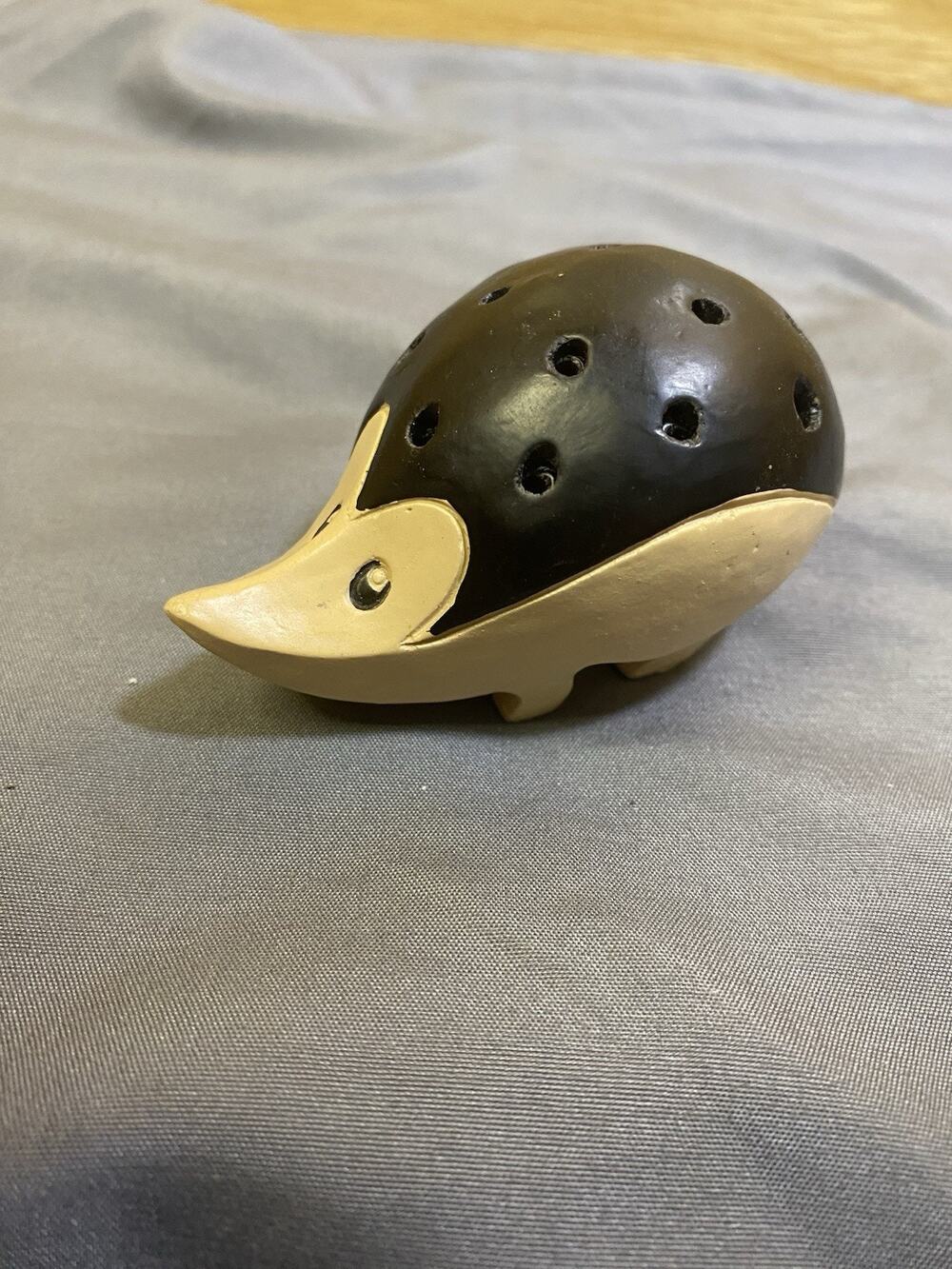 Wooden Toothpick Holder Porcupine Hedgehog Decor Bar